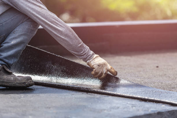 Professional Crawl Space Encapsulation technician working in North Greece, NY